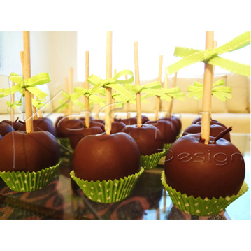 MANZANAS CUBIERTAS DE CHOCOLATE
